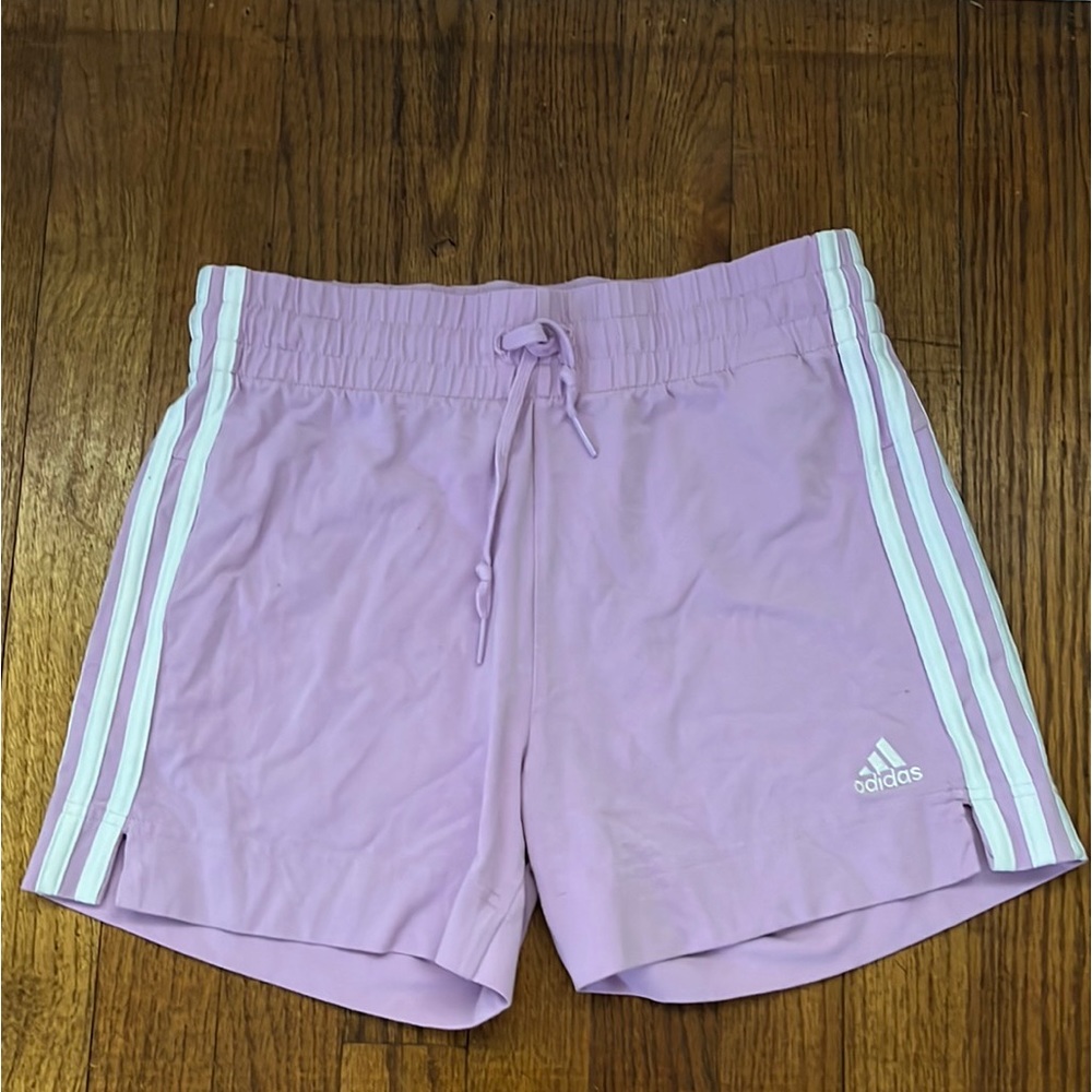 Purple Soft Adidas Shorts